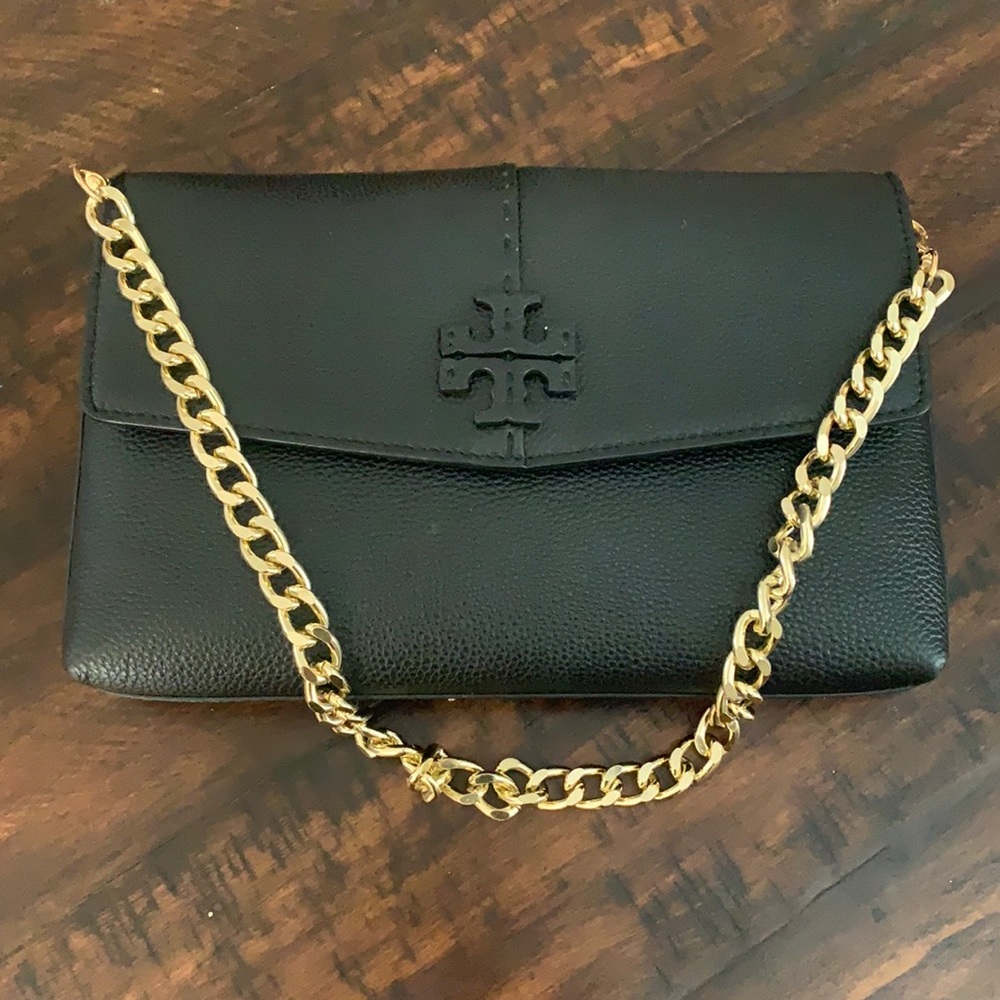 Tory Burch McGraw Crossbody- Black in excellent condition
